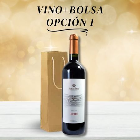 Bolsa con Vino OPCIÓN 1 - Casa Simon