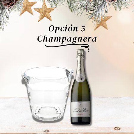 Opción 5 - Champagne Fond de Cave y Champagnera Acrílica