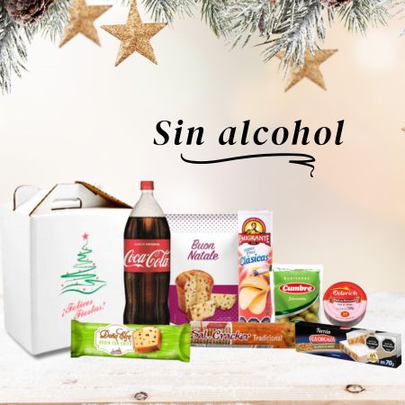 Canasta de Navidad PACK SIN ALCOHOL - Casa Simon